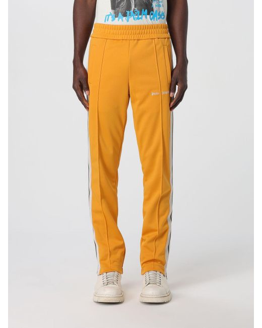 Palm Angels Orange Pants for men