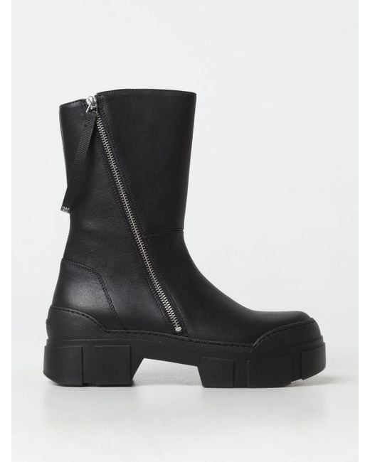 Bottines Plates Femme Vic Matié en coloris Black