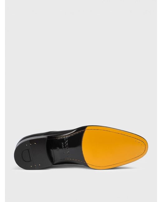 Doucal's Gray Leather Derby Shoes for men