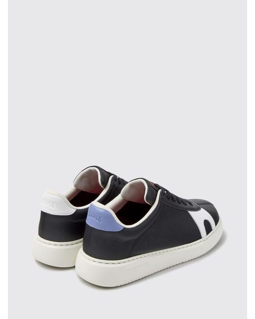 Camper White Twins Low-Top Calfskin Trainers With Contrast Logo