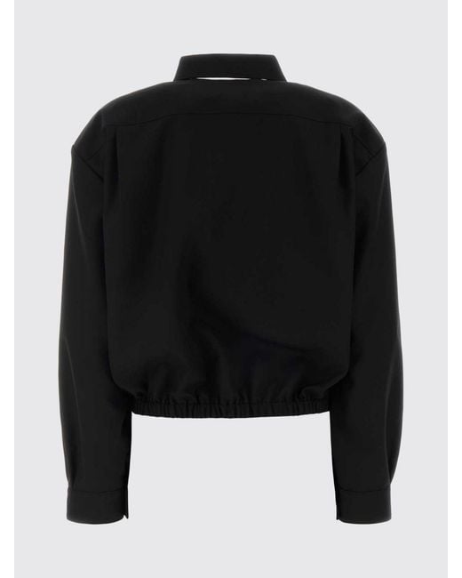 Jil Sander Black Virgin Wool Shirt