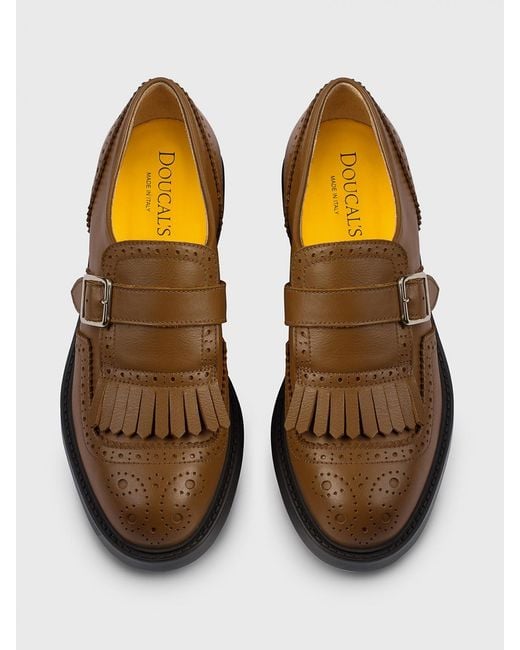 Monk Strap di Doucal's in Brown