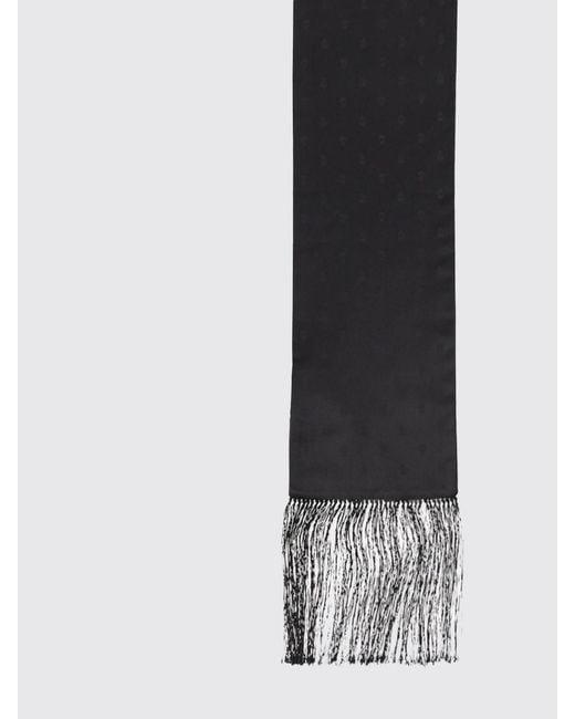 McQueen White Scarf for men