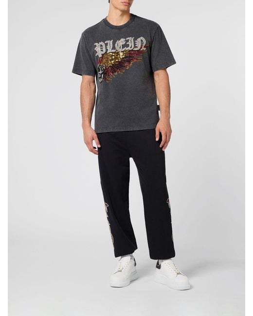 Philipp Plein Gray T-Shirt for men