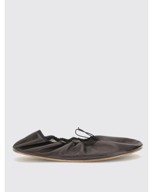 The Row White Ballet Flats