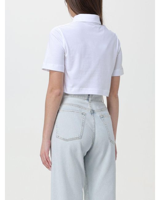 Moschino Couture White Polo Shirt