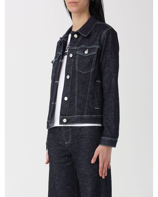 Marni Blue Stretch Denim Jacket