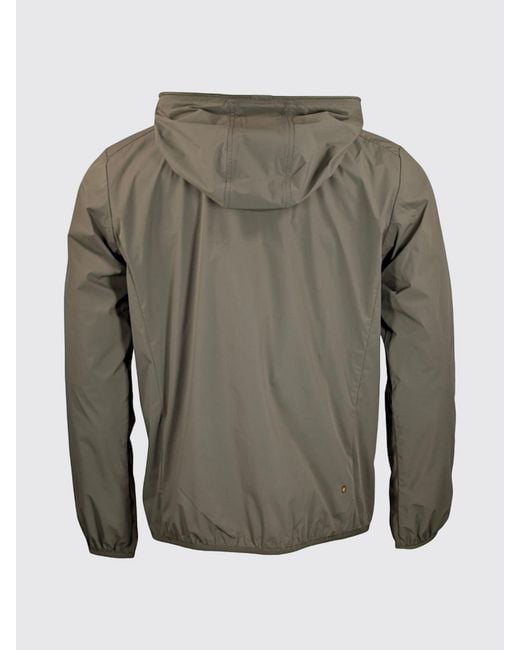 Save The Duck Gray Nylon Windbreaker for men