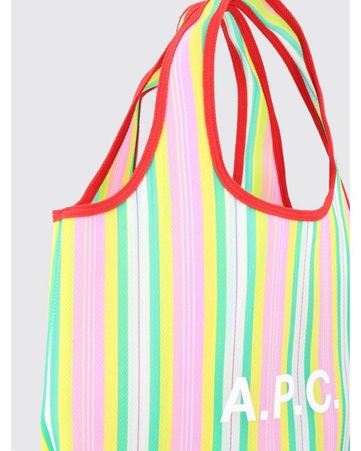 A.P.C. White Crossbody Bag