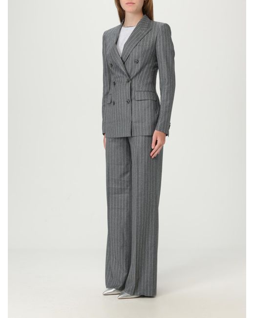 Tailleur Doppiopetto di Tagliatore in Gray