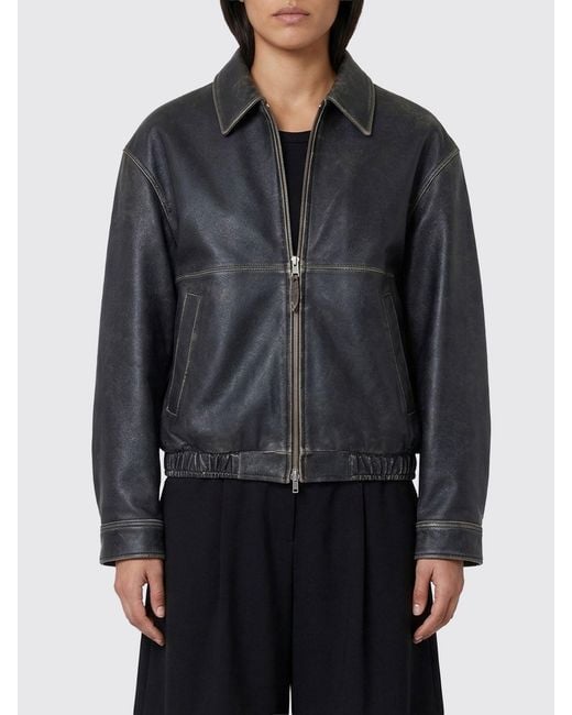 DUNST Black Lambskin Leather Jacket