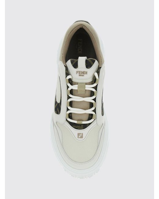 Fendi White Force Trainers for men