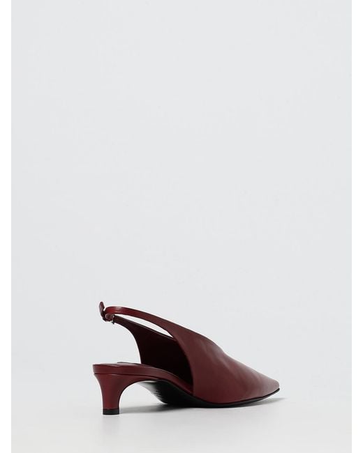 Jil Sander Red Shoes