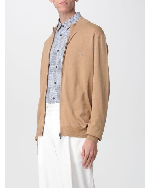 Cardigan Homme Boss pour homme en coloris Natural
