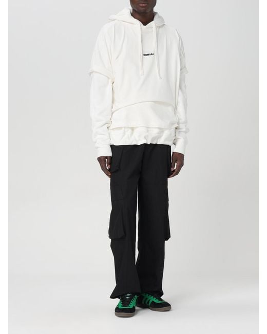 Bonsai White Sweatshirt for men