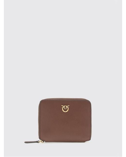 Pinko Brown Love Birds Wallet