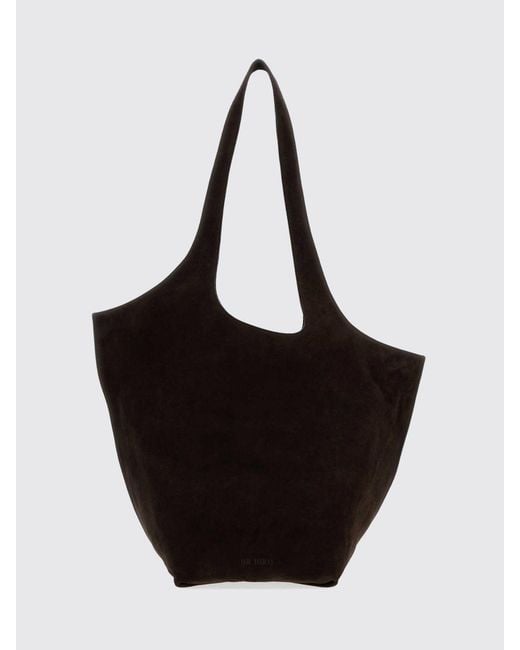 The Attico Black La Scoop Shoulder Bag