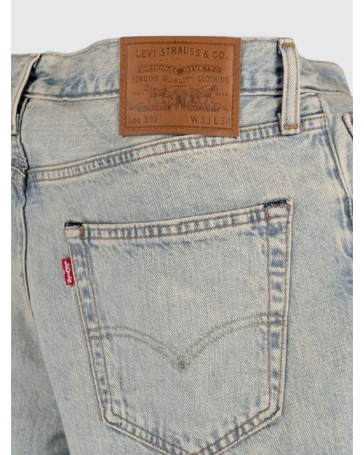 Levi's Gray Cotton Denim Palazzo Jeans for men