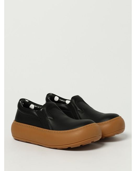 Moschino Couture Black Leather Sneakers for men