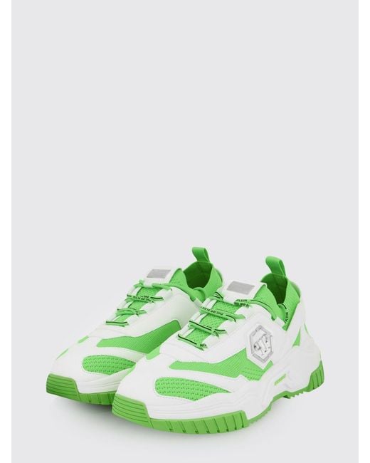 Philipp Plein Green Low-Top Sneakers for men