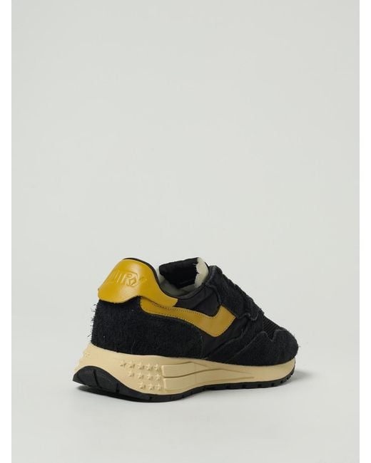 Autry Black Reelwind Suede And Nylon Sneakers for men