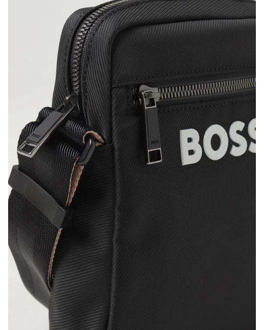 Boss Black Shoulder Bag for men