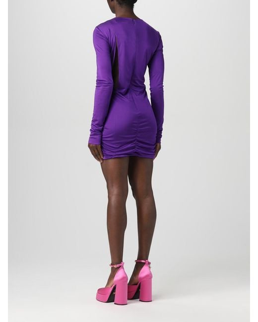 Versace Purple Party Dresses