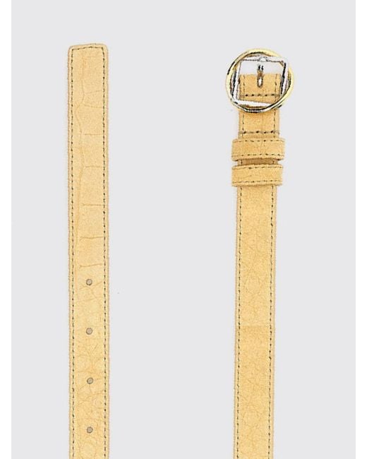 Jacquemus Natural Suede Calf Leather Belt