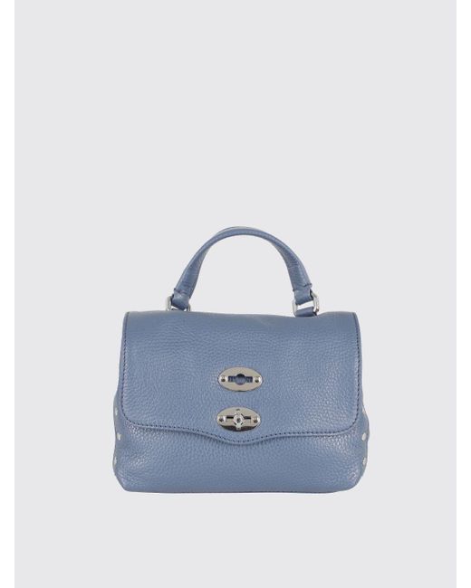 Borsa A Mano Postina Baby di Zanellato in Blue