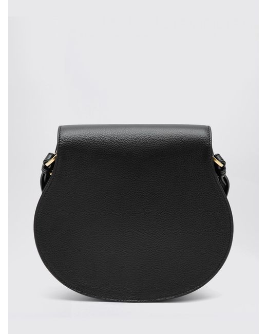 Chloé Black ChloÉ Grained Leather Marcie Bag