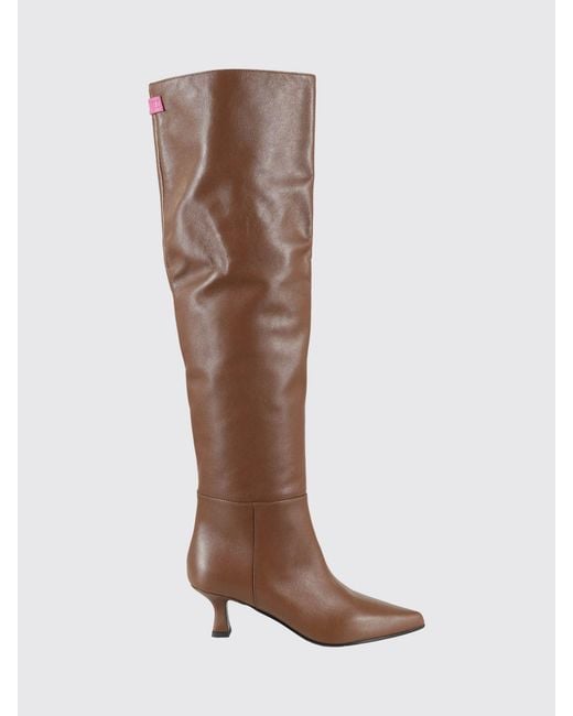 3Juin Brown Bea Leather Boot