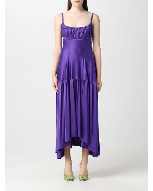 Paco Rabanne Purple Dress
