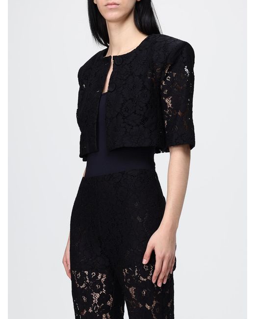 Pinko Black Lace Crop Jacket