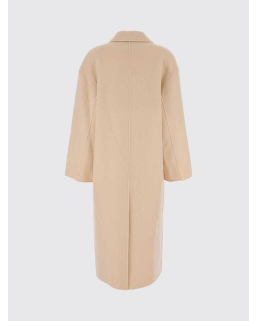 Loulou de Saison Natural Double-Breasted Wool And Cashmere Coat