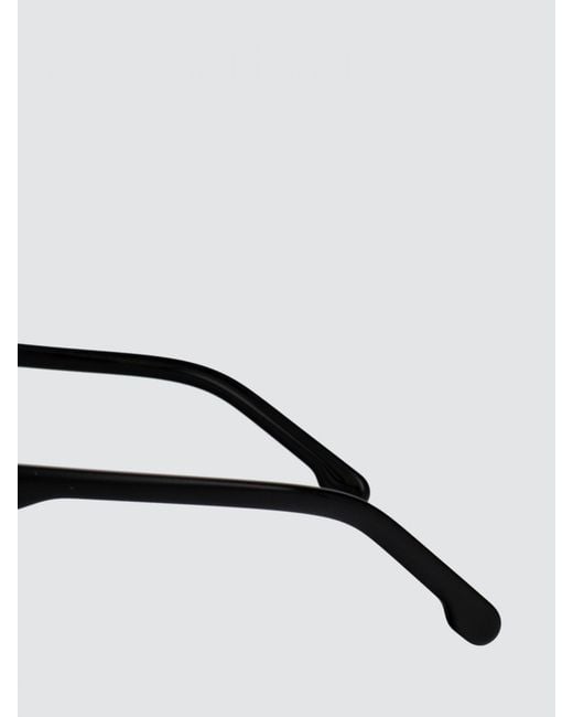 Carrera White Rounded Acetate Aviator Sunglasses With Double Bridge for men
