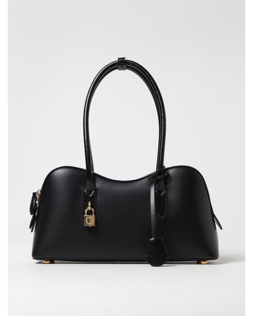 Stella McCartney Black Ryder Grained Faux Leather Bag