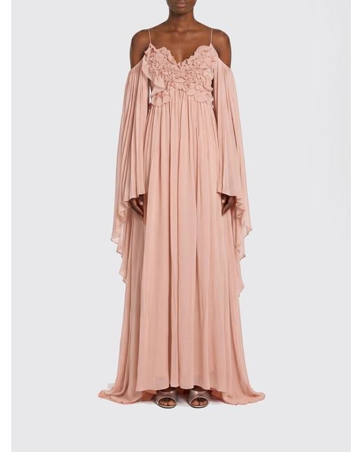 Blumarine Pink Long Dress