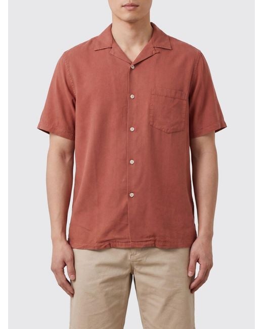 Portuguese Flannel Red Casual Shirt for men
