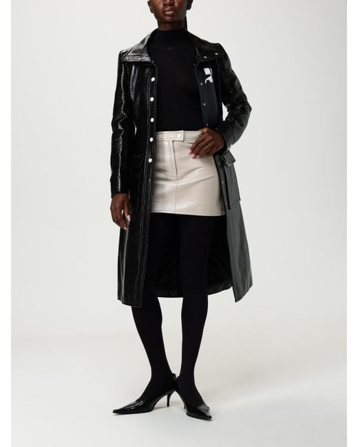 Courreges Black Mantel Damen