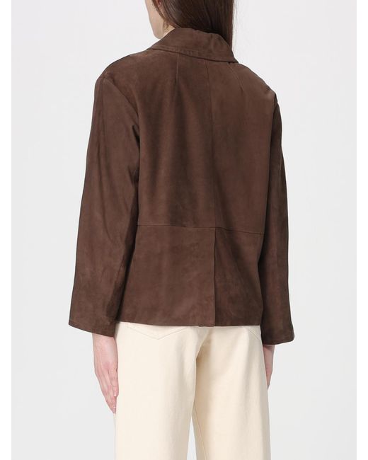 Max Mara Brown Charme Suede Jacket