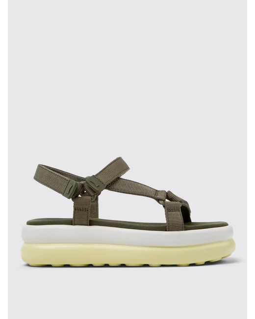 Camper Green Pelotas Platform Sandal