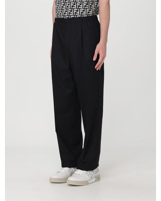 Fendi Black Trousers for men