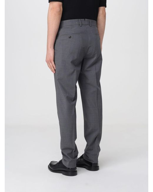 Incotex Black Virgin Wool Chino Trousers for men