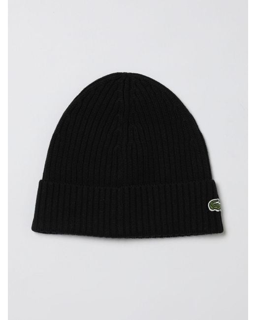 Lacoste Black Hat for men