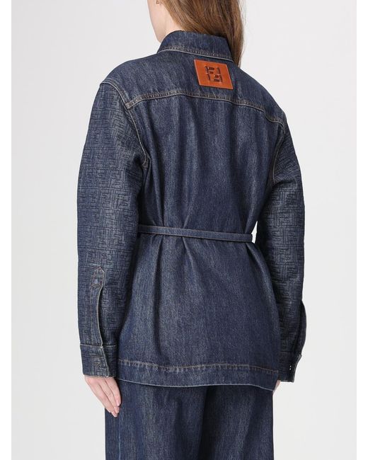 Fendi Blue Denim Jacket