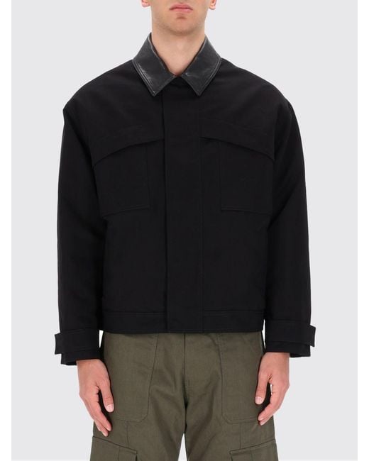 Golden Goose Deluxe Brand Black Wool Bomber Jacket for men