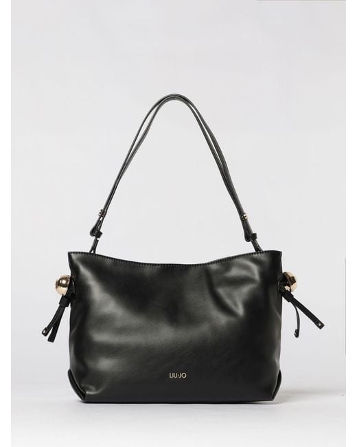 Liu Jo Black Riccy Synthetic Leather Bag