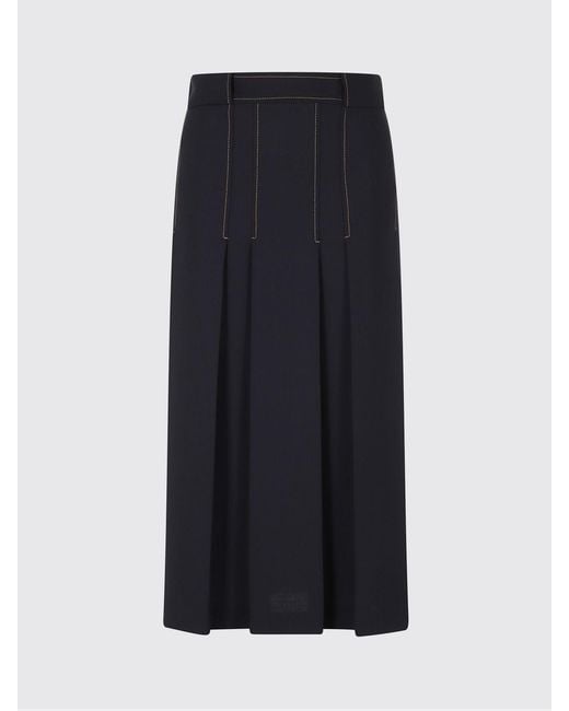 Semicouture Blue Skirt