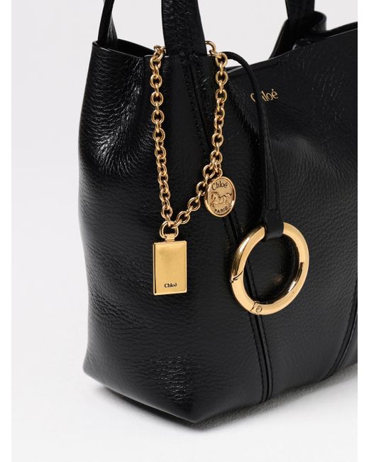 Chloé Black ChloÉ Spin Grained Leather Bag