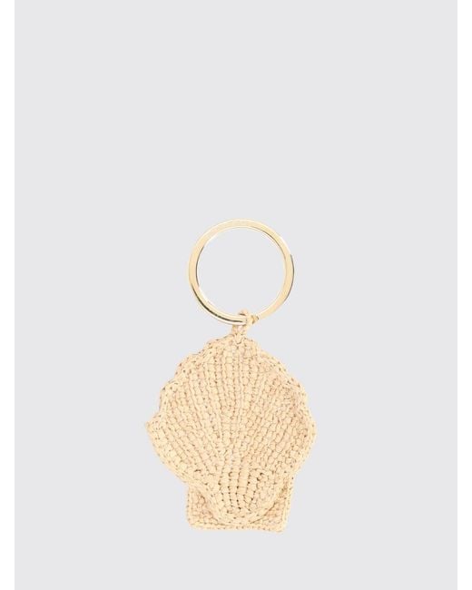 Manebí White Shell Keyring